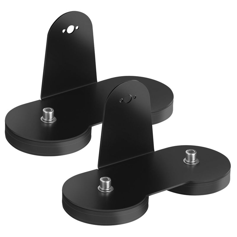 AKD Part Magnetic Base Light Bar Mounting Brackets, AKD Part 2PCS Powerful LED Light Magnetic Sucker Holder Universal Side-Mounted Brackets Kit for Straight Curved Light Bar on Hood Roof - Image 1